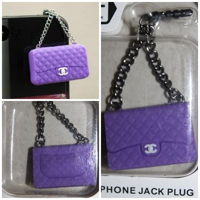 Pingente para celular bolsa Chanel