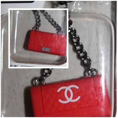 Pingente para celular bolsa Chanel